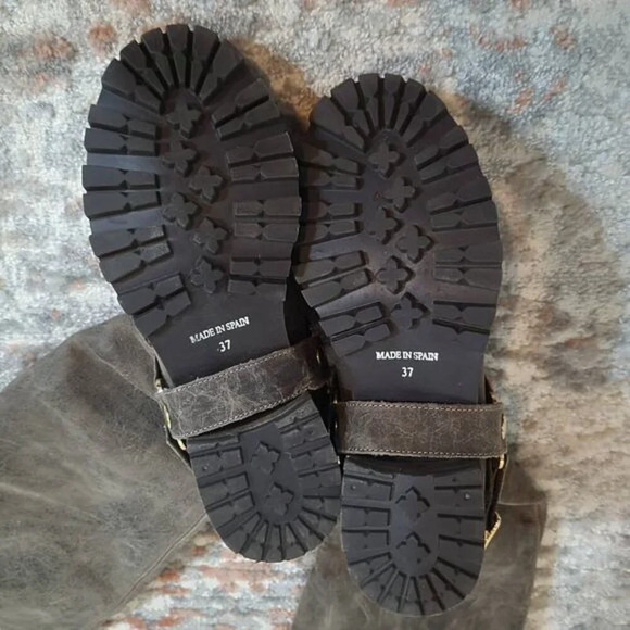 KG by Kurt Geiger Brown Leather Riding Boots - Size 7 - Picture 6 of 10